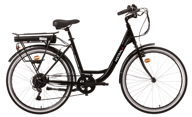 Bici da città a pedalata assistita, batteria da 7,8AH Mistral Midiverto