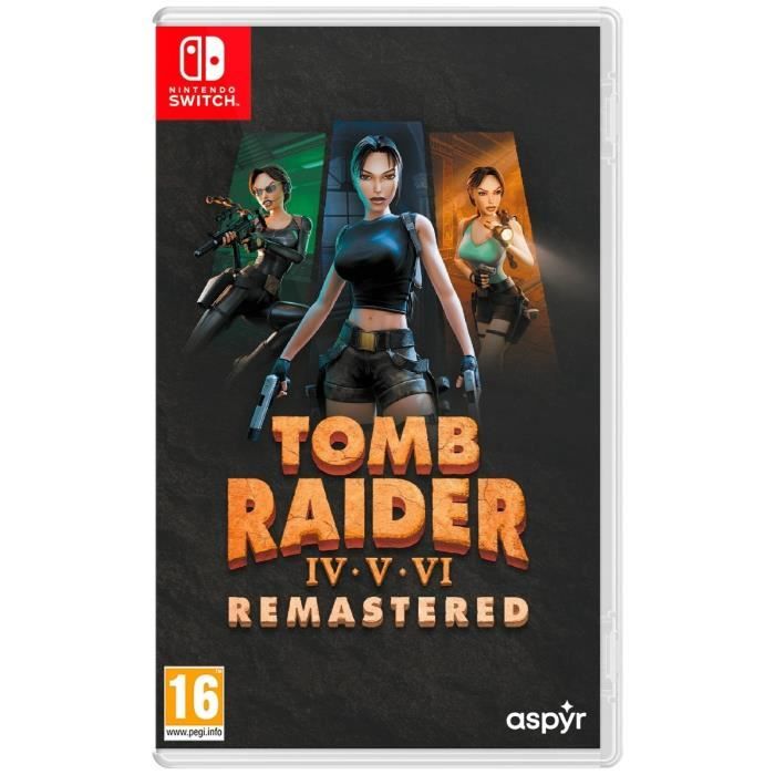 Tomb Raider IV-VI Remastered Starring Lara Croft - Jeu Nintendo Switch - Neuf