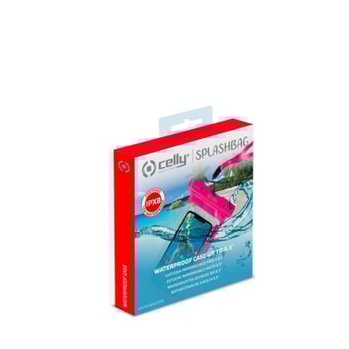 Celly SPLASHBAG20PK funda para teléfono móvil 16,5 cm (6.5'') Rosa
