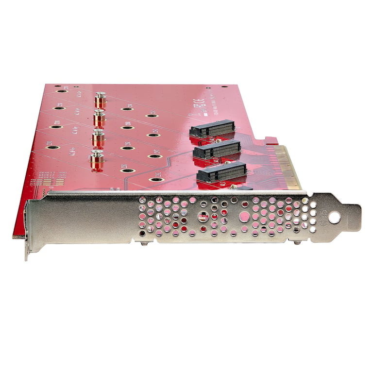 StarTech.com QUAD M2 PCIE CARD B carte et adaptateur d'interfaces Interne .2 Neuf - vue 3