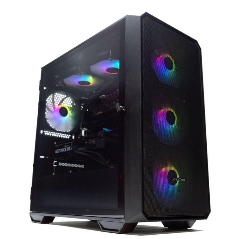 PC Gamer PcCom Ready V2 Intel i7 14700KF RAM SSD RTX 5060 Ti Windows 11 Home Neuf - vue 3
