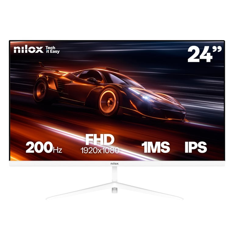 Nilox MONITOR 24 IPS 200HZ 1MS HDMI Y DP écran plat de PC 60 5 cm 23.8 1920 x 1080 pixels Full HD LCD Neuf - vue 1
