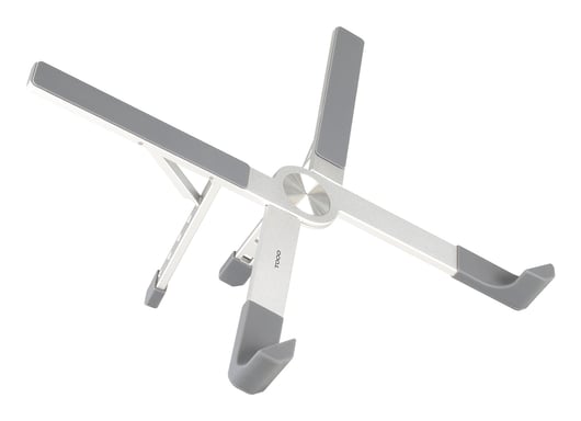 TooQ TQLRS0036-AL Support de livres Supports de Laptop Argent 43,9 cm (17.3'')