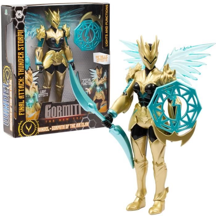 Figurine articulée GORMITI Gormiti avec attaque lumineuse Air Windel 27 cm À partir de GRV072 - vue 2