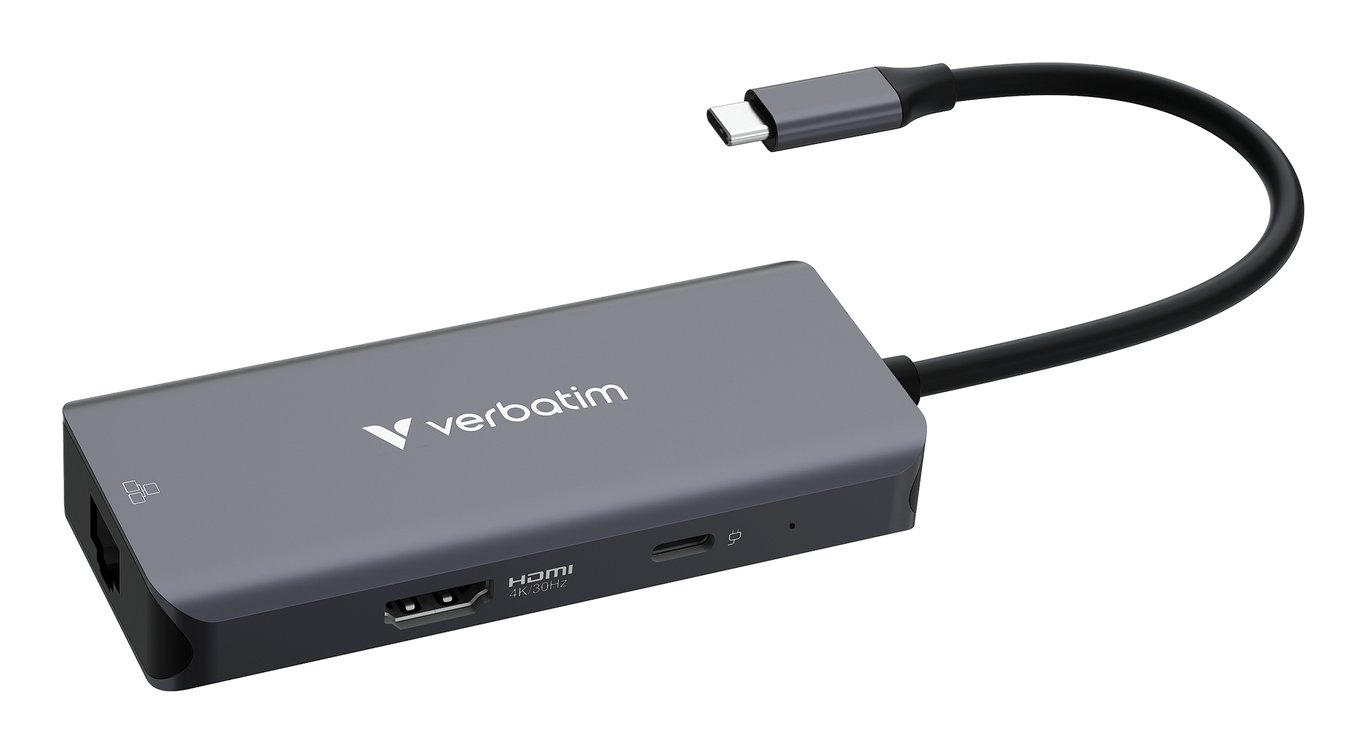 Verbatim Station d'accueil pour ordinateur portable USB C HDMI 1GbE - vue 2