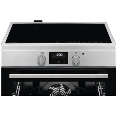 Cuisinière électrique AEG CIB6641ABM avec table induction 4 zones Four 73 L Inox