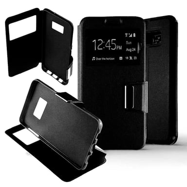 Etui Folio Noir compatible Samsung Galaxy S8