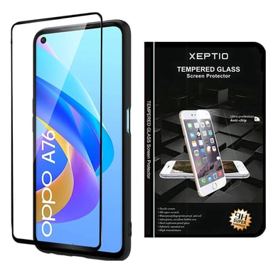 Oppo A76 / A96 4G vitre protection écran noir