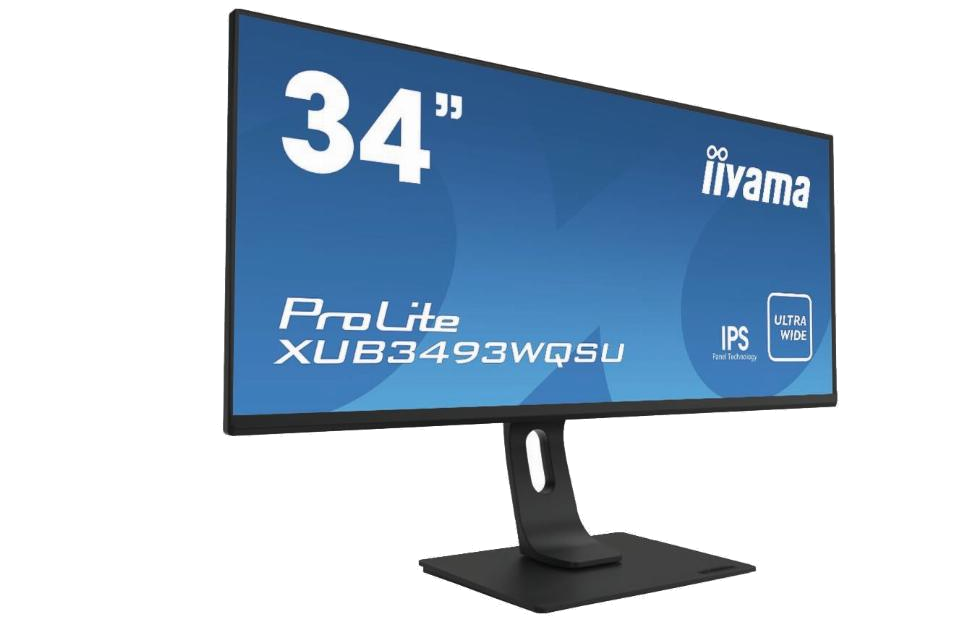 Ecran LED 34 (21:9) Iiyama ProLite XUB3493WQSU UWQHD (Noir)