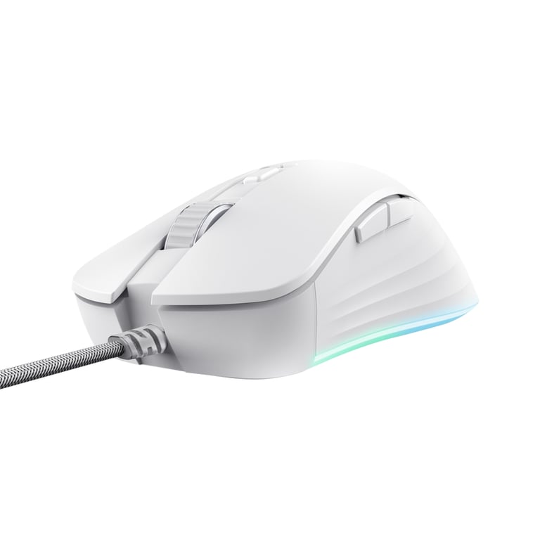 Trust GXT924W YBAR+ Jouer Droitier USB Type A Optique 25600 DPI Neuf
