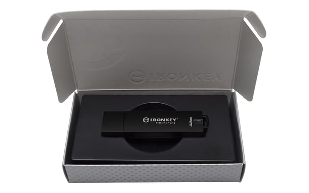 Kingston Technology IronKey D300S unidad flash USB 32 GB USB tipo A 3.2 Gen 1 (3.1 Gen 1) Negro