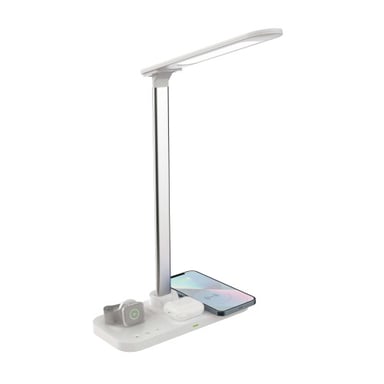 Lampe de bureau avec triple Station de charge à induction