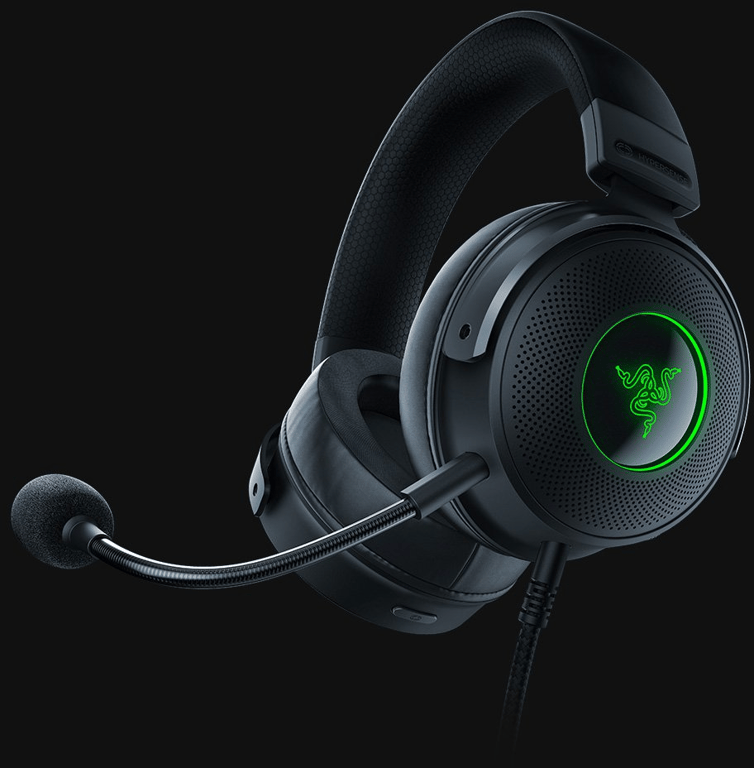 Razer Kraken V3 HyperSense Casque Avec fil Arceau Jouer USB Type-A Noir