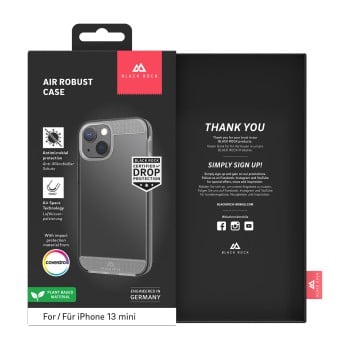Coque de protection ''Air robust'' pour Apple iPhone 13 Mini, transparent