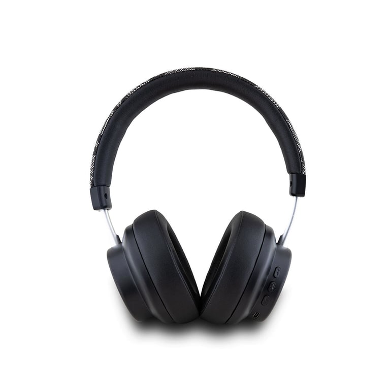 Casque Audio Sans Fil Bluetooth 5.3 Motif à Carreaux en Cuir Neuf - vue 6