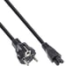 InLine 16656O câble électrique Noir 0,5 m CEE7/7 Coupleur C5