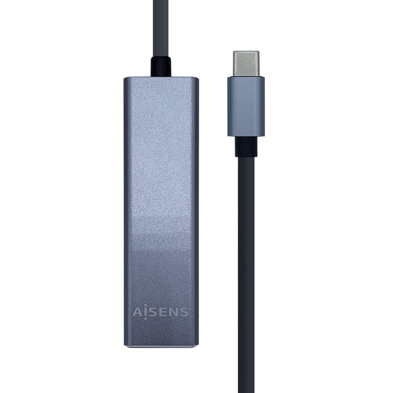 AISENS A109-0396 hub & concentrateur USB 3.2 Gen 1 (3.1 Gen 1) Type-C Gris - Neuf