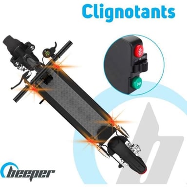 Scooter eléctrico con alarma 10 Pouces - BEEPER - MAX FX10-G2-8 - 500W - 48V - 8Ah