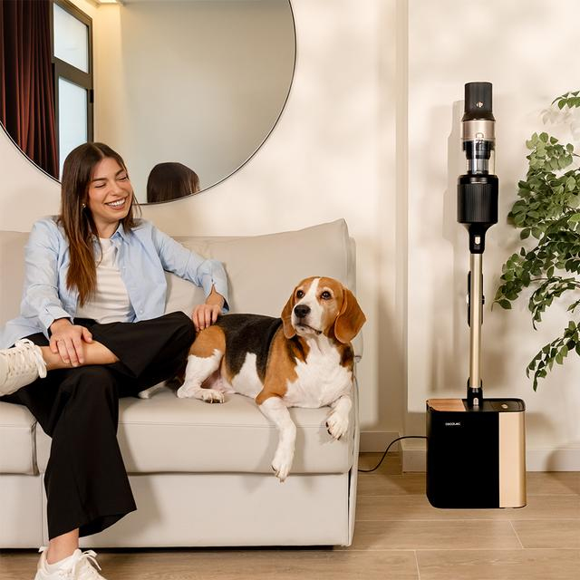 Cecotec Conga Rockstar 5500 Hurricane Station Pet Flex Aspirateur traineau Batterie Sec Sans sac Neuf - vue 2