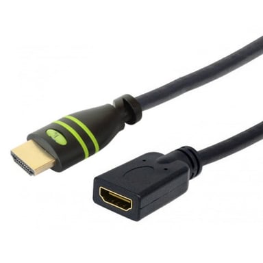 Techly Cavo Prolunga HDMI High Speed con Ethernet 4K 60Hz M/F 1,0 m