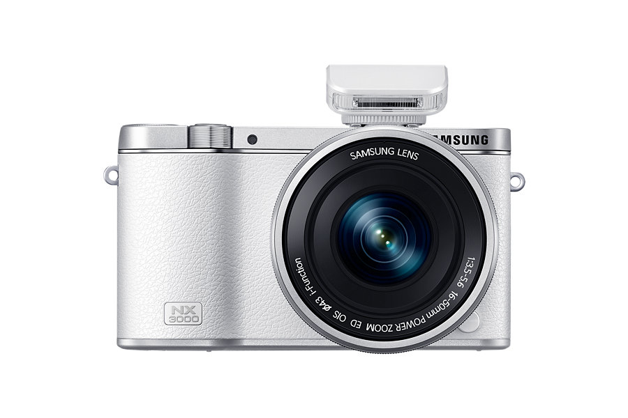 Samsung NX3000 Appareil-photo compact 20,3 MP CMOS 5472 x 3648 pixels Blanc