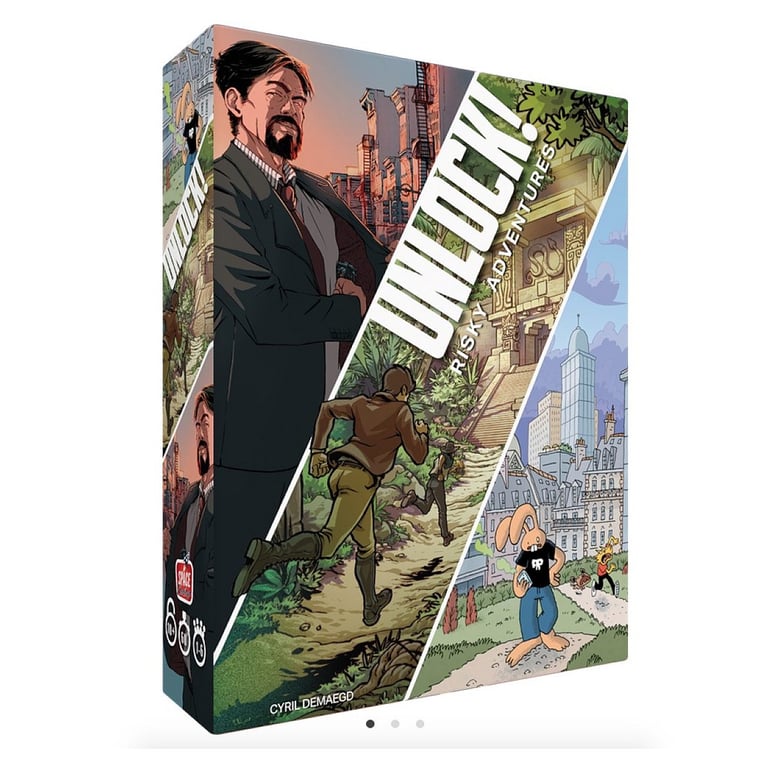 Jeu d'Escape Game Asmodee Unlock! Legendary Adventures SCUNL13FRasmodee – 3 Aventures Coopératives - vue 1