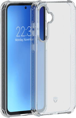 Force Case Carcasa para samsung Galaxy S23 FE Plantillas reforzadas Tryax System 3D y Air Cushion Transparente