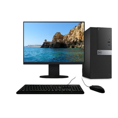 Optiplex 5040 MT i7-6700 4GHz 16Go/1To SSD Wifi W11 + Ecran 20