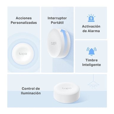 Bouton intelligent sans fil TP-Link Tapo S200B actions personnalisées Noir