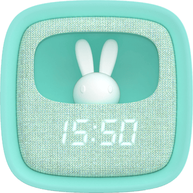 Réveil avec veilleuse Billy Clock Turquoise MOB