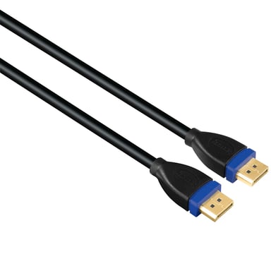 Câble DisplayPort, mâle / mâle, plaqué or, double blindage, 1,80m