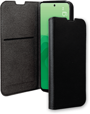 BigBen Funda para Motorola Moto G34 Folio Wallet con función de soporte Negro