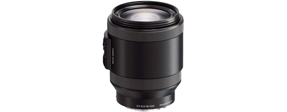 Objectif Hybride Sony E 18 200mm f3.5 6.3 PZ OSS - vue 3