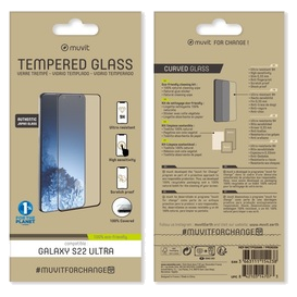 Muvit For Change Verre Trempe Samsung Galaxy S22 Ultra