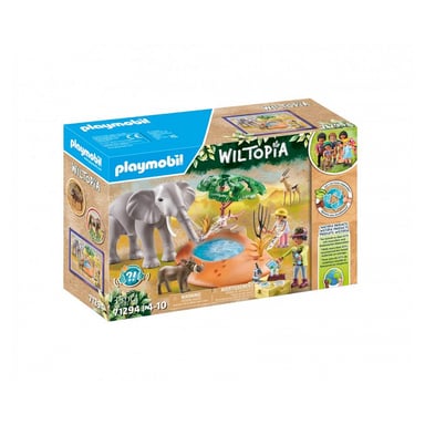 Savannah Adventure: Conjunto de exploradores y animales