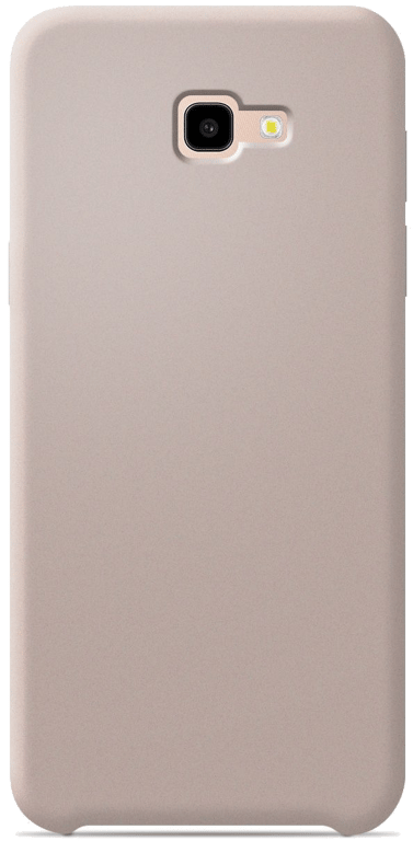 Coque silicone unie compatible Soft Touch Sable rosé Samsung Galaxy J4 Plus 2018