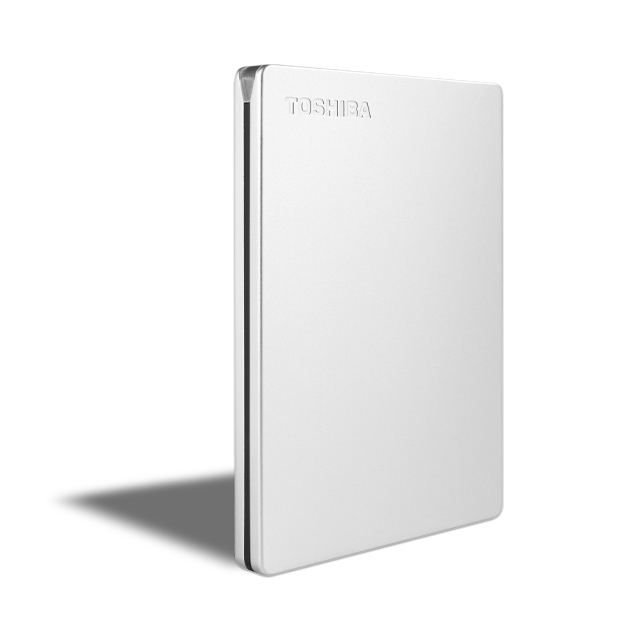 Toshiba Canvio Slim disque dur externe 1 To 2.5  Micro-USB B 3.2 Gen 1 (3.1 Gen 1) Argent - Neuf
