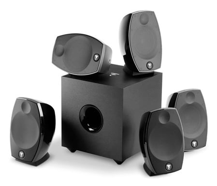 Focal Sib Evo 5.1 set d'enceintes Home cinéma Noir 5.1 canaux 2-voies
