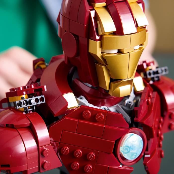 LEGO Marvel 76327 Buste d'Iron Man MK4 - vue 4