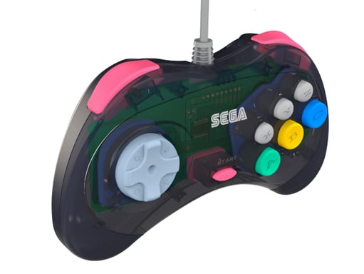 Retro-Bit RB-SGA-022 accessorio per videogiochi Joystick analogico grigio Sega Saturn