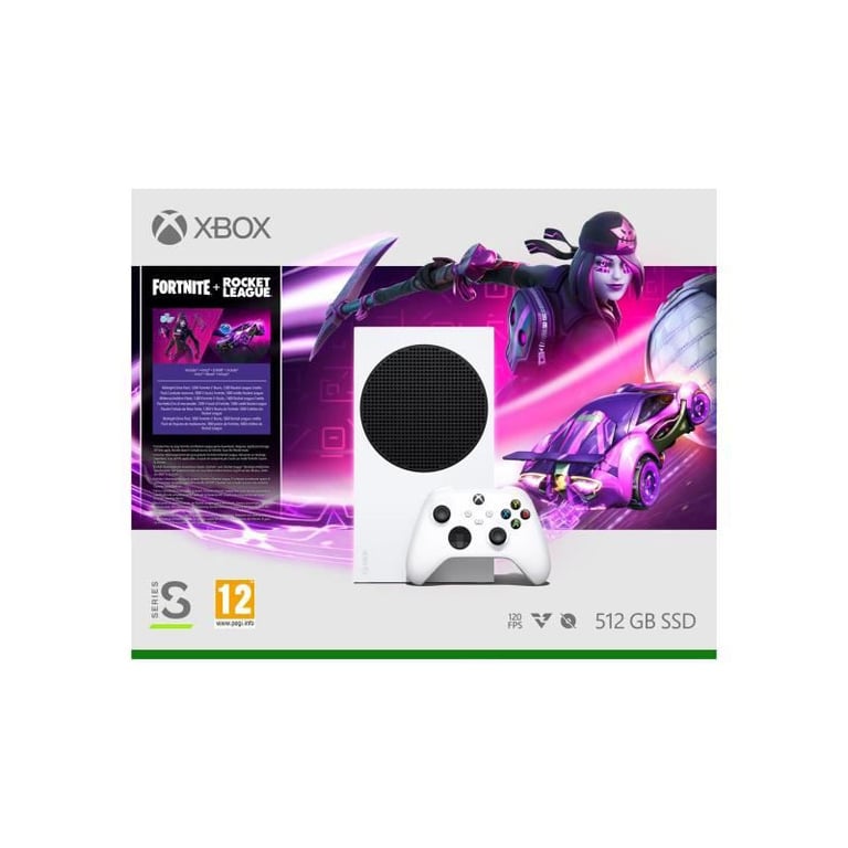 Xbox Series S | Pack Fortnite Rocket League (contenido digital) |  Compatible con 4K HDR - Microsoft