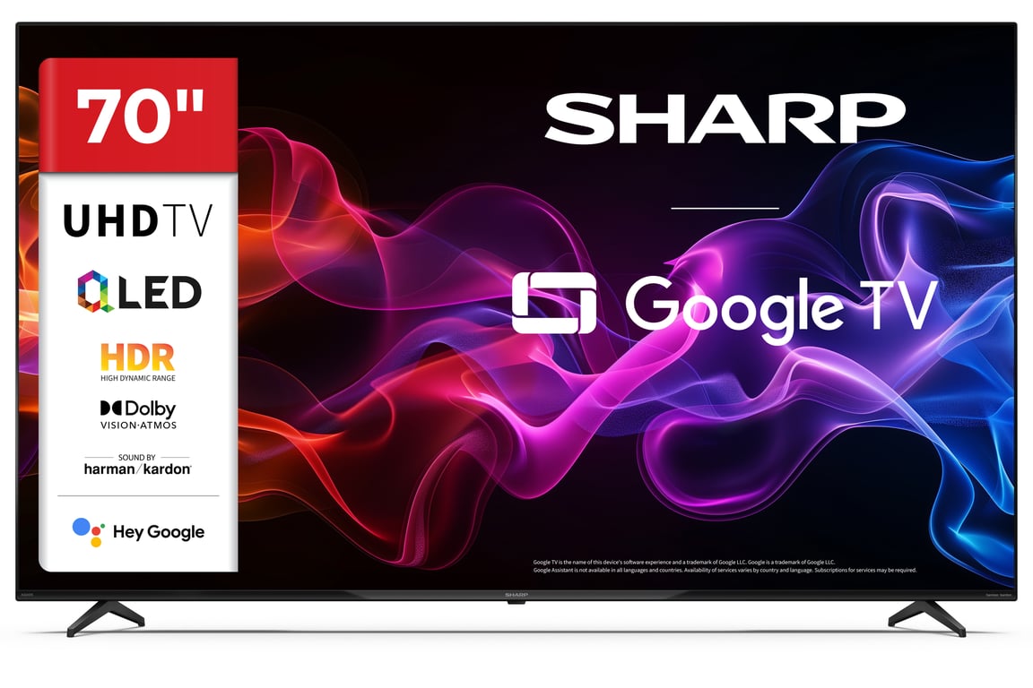 Sharp 70HP5265E 70" 178 cm TV QLED 4K Ultra HD - vue 4