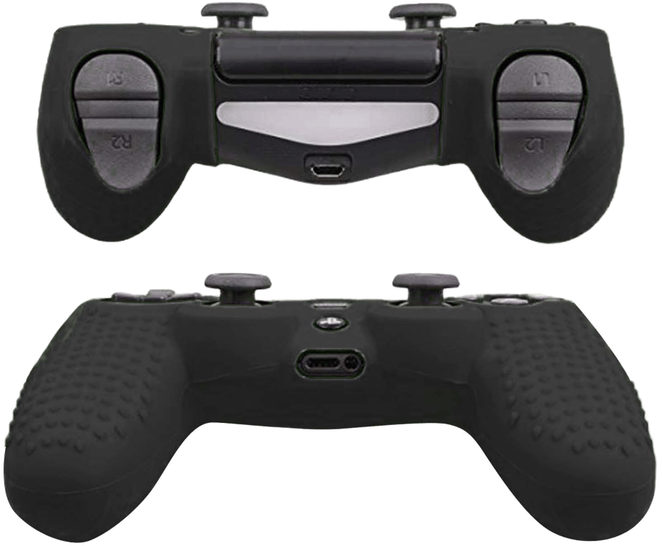 Coque Silicone pour Manette PS4 Playstation Grip Accroche Couleur Protection