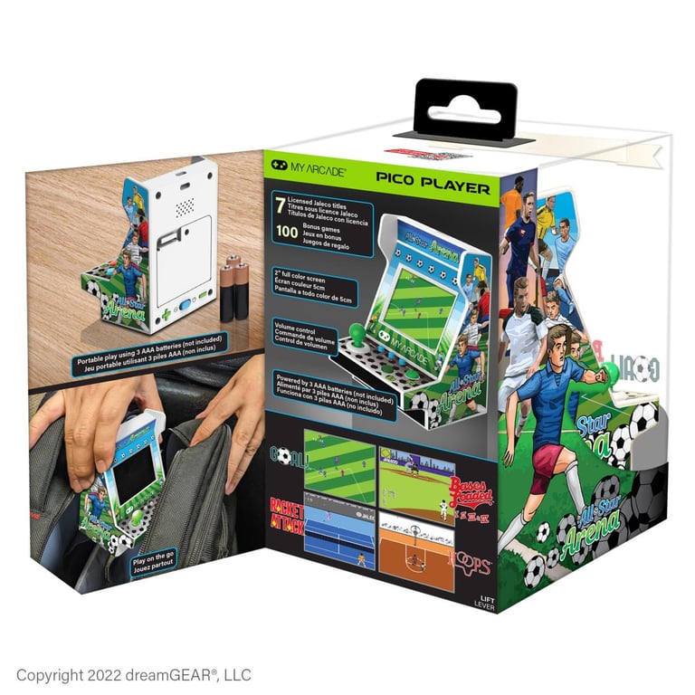 My Arcade Pico Player All Star Arena 107 Games in 1 Neuf - vue 3
