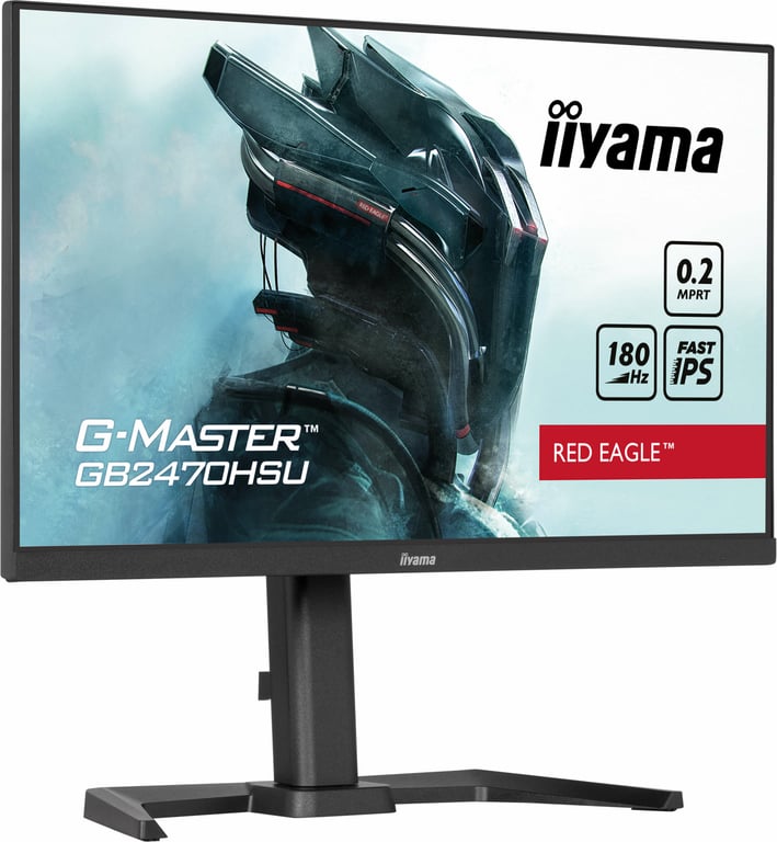 iiyama G-MASTER GB2470HSU-B6 écran plat de PC 60,5 cm (23.8 ) 1920 x 1080 pixels Full HD LCD Noir - Neuf