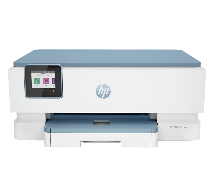 HP Envy Imprimante Tout-En-Un HP Inspire 7221E, Couleur, Imprimante Pour Maison Et Bureau À Domicile, Impression, Copie, Numérisation, Sans Fil, HP+; Éligibilité HP Instant Ink, Numériser Vers Pdf