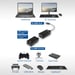 ACT AC6063 changeur de genre de câble USB A RJ-45 Noir