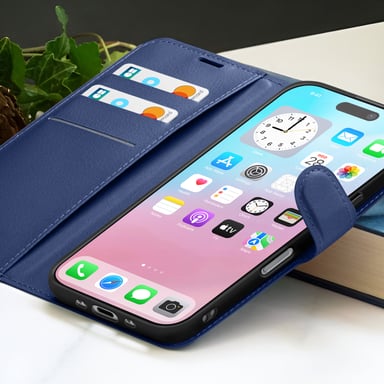 Custodia a Portafoglio per iPhone 17 Air Funzione Supporto e Linguetta Magnetica