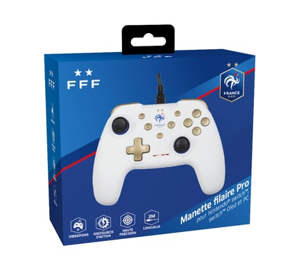 Joystick a filo bianco Konix FFF