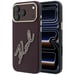 Étui Karl Lagerfeld Smooth Big Resin pour iPhone 18 Pro / 17 Pro, couleur bordeaux